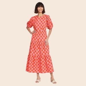 Who What Wear Polka Dot Dress